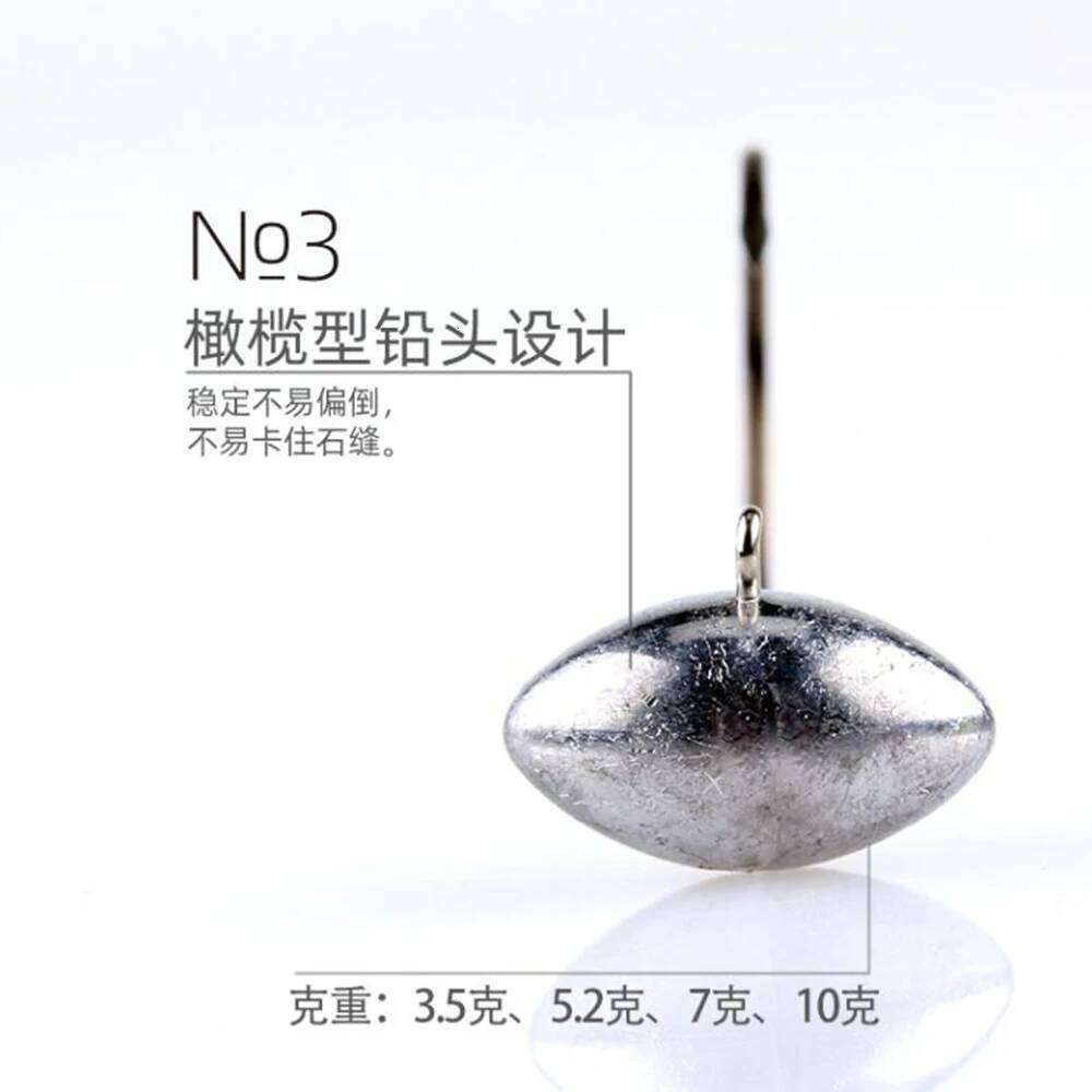 BKK Hammer 9003CD Jig Head Worm Hooks with Sharp Hook Tip And Smooth Coating in 3.5g 7g 10g for Bass Soft Baits Fishing Tackle Z260228