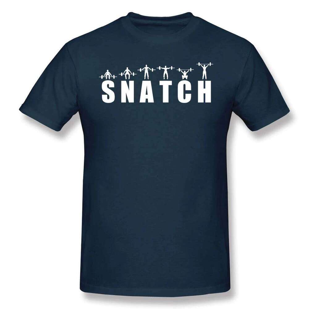 Snatch EssentialAnime Clothes Design Bodybuilding Pumping GYM Muscle Training Crossfit 100% Cotton Men T-Shirt Crew Neck Tops C260228 - view 7