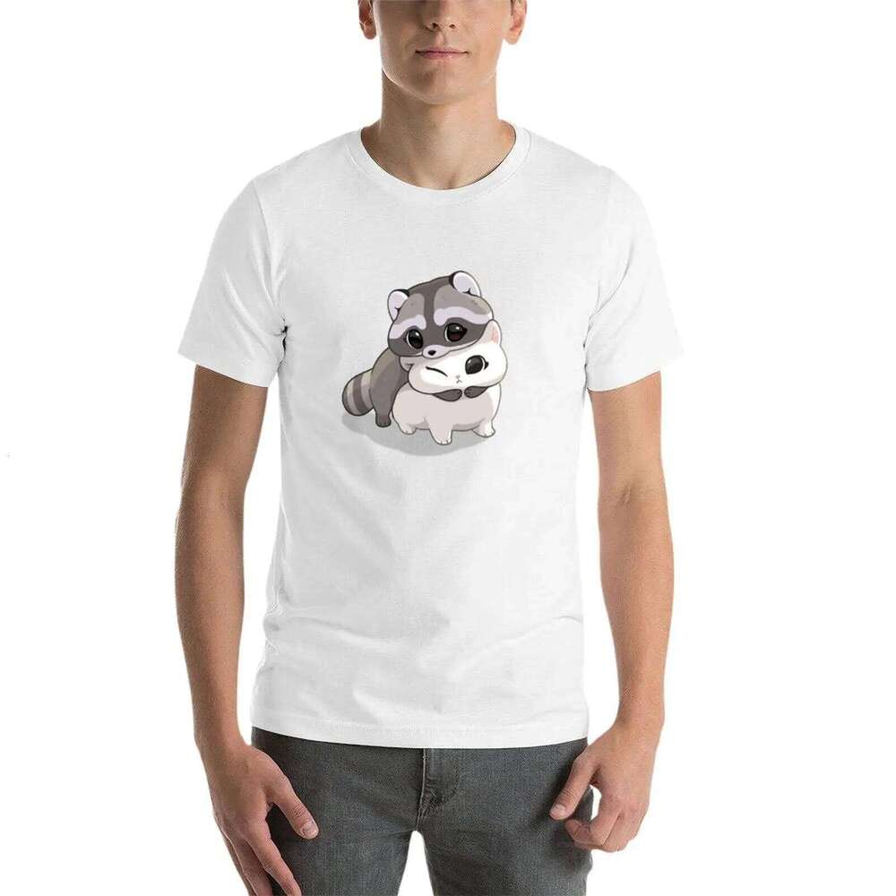 man for Cuddle graphic shirts quality high cotton T-Shirt Raccoon t C260228 - view 4