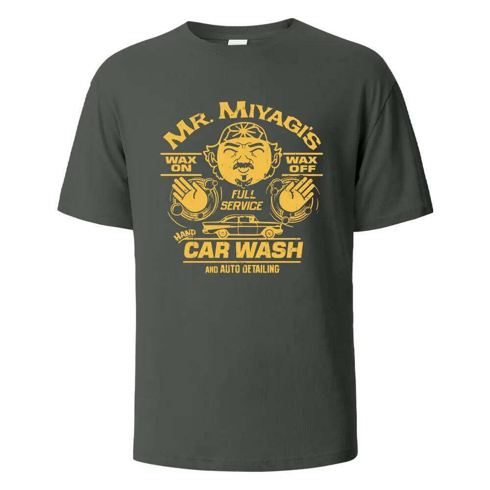 Men's Printed T-Shirt Mr.Miyagis Funny Graphic 100% Cotton Oversize Shortsleeved Tees For Men Women Summer Fashion Casual Tops C260228 - view 4