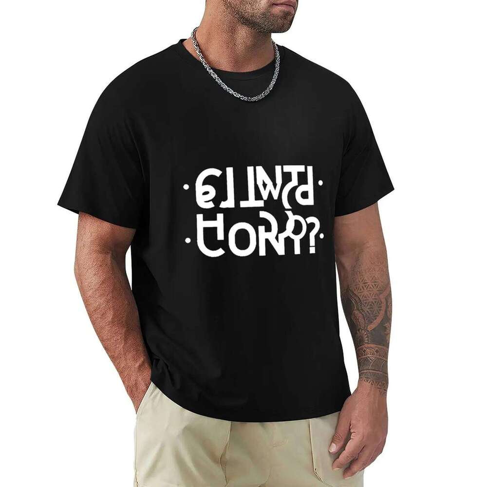 Secret Message T-Shirt man clothes vintage heavyweight t shirts for men C260228 - view 4
