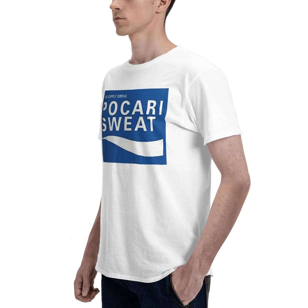 Just Some Pocari Sweat Men T-Shirt Plus Size T Shirts Men's Round Neck Cotton Tees Short Summer Male C260228 - view 5