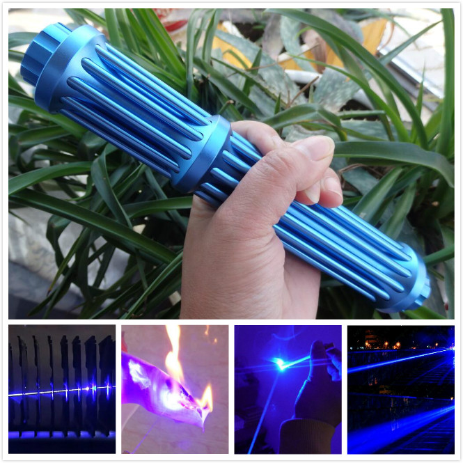 Caccia Focusable 450Nm 5Mw 50000M Puntatore Laser Blu Mirino Laser Focusable Bu…