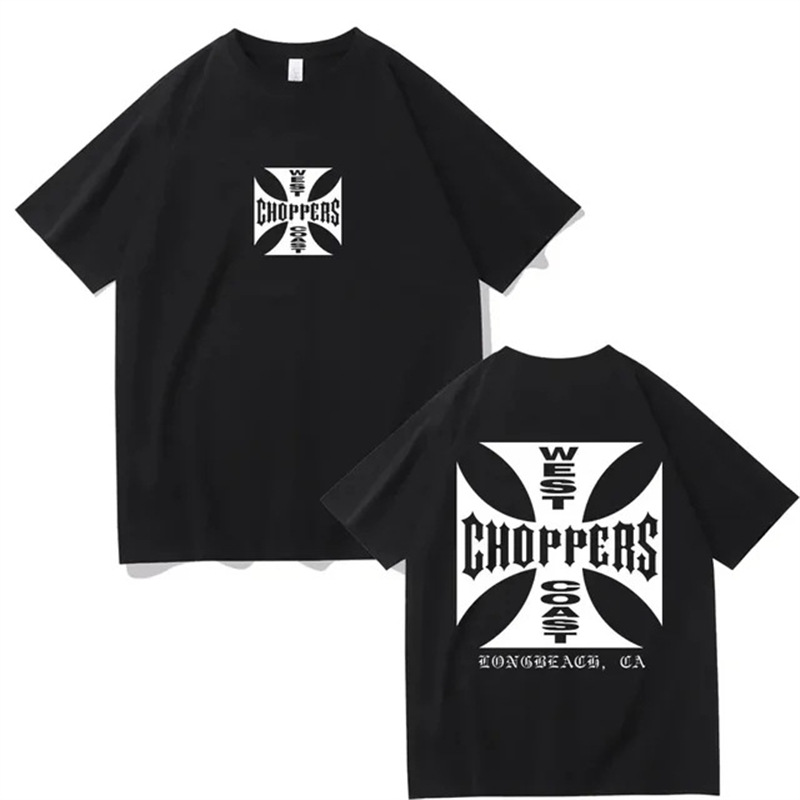 Men's Summer T Shirt Women Men Cotton West Coast Choppers Print Kid T-Shirt Short Sleeve O-Neck Tshirt Vintage Men Clothing Tee
