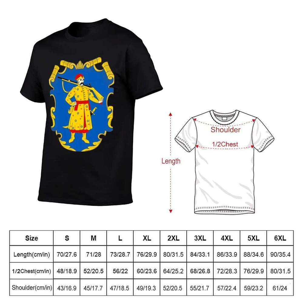 t Host summer men T-Shirt man Coat for casual cotton of shirt Arms Zaporozhian shirts C260228 - view 3
