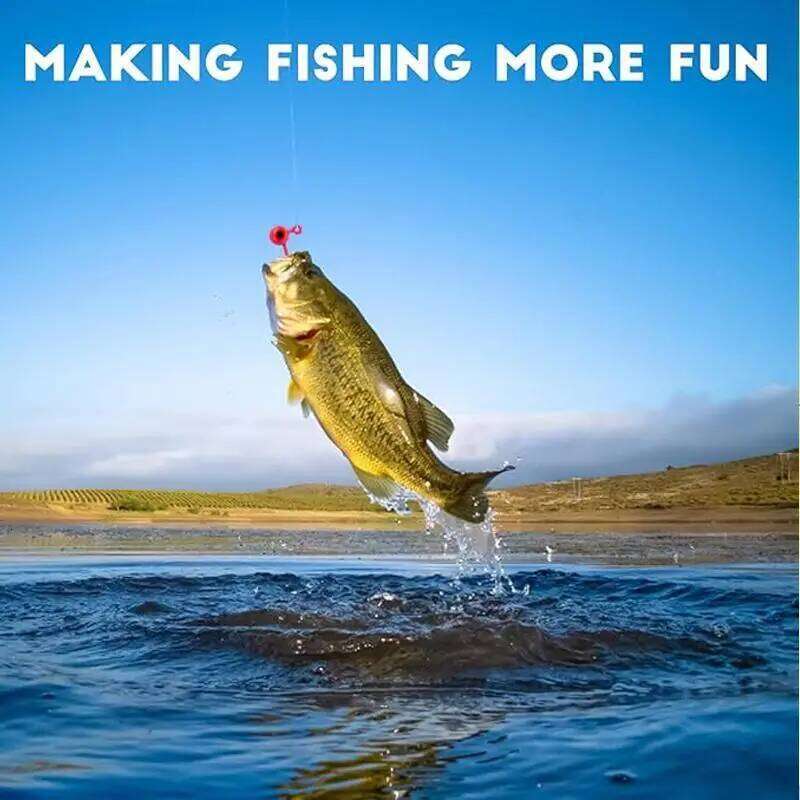 5PCS Round Head Fishing Tackle Hook for Soft Grub Worm Jig Lure Hard Baits Accessories Z260228