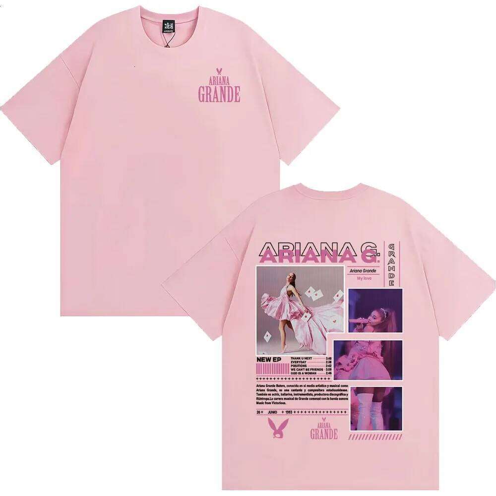 2026 Tour - Fashionable Men's and Women's Oversized with V-neck, 100% Cotton T-shirt C260228 - view 5