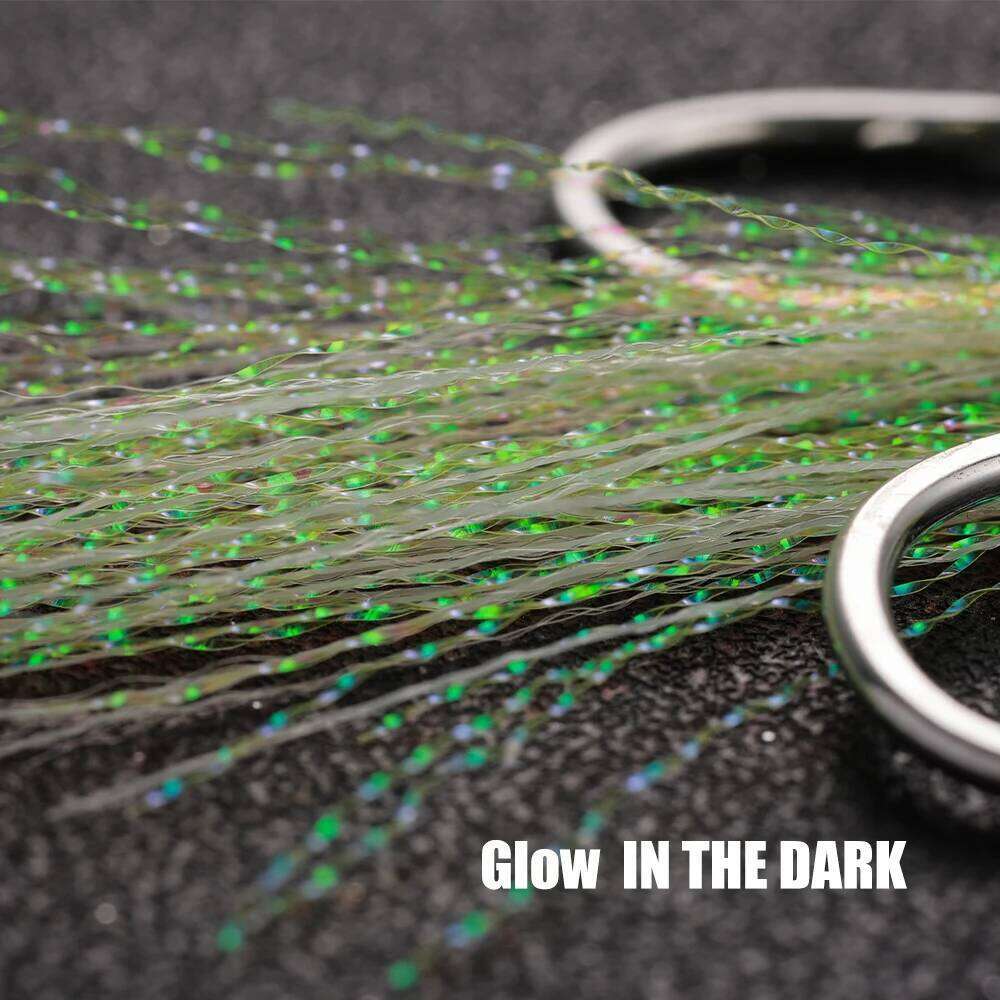 Jiggingpro 1/0 2/0 3/0 4/0 Sea Tackle Slow Jigging Fishing Hook Glow Double Assist Hooks Z260228