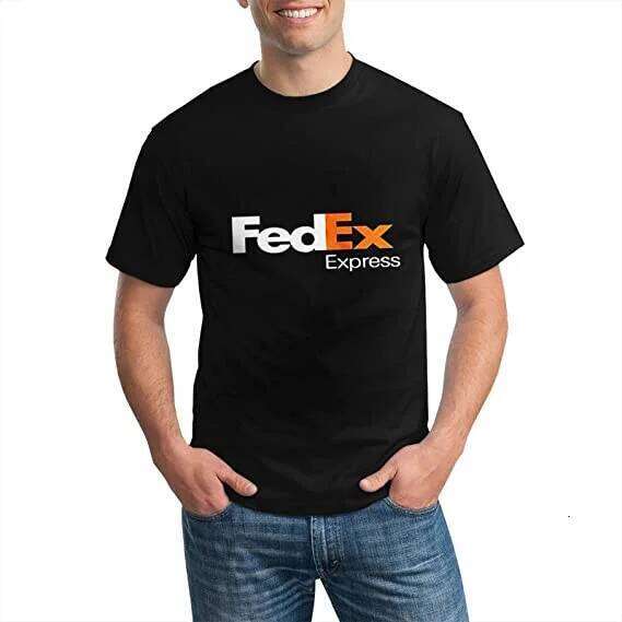 FedEx Unisex Fashion Short Sleeve Crew Neck T-Shirt Graphic Tees Casual for Men Women Funny Blouses Cotton Working Clothes Gifts C260228 - view 4