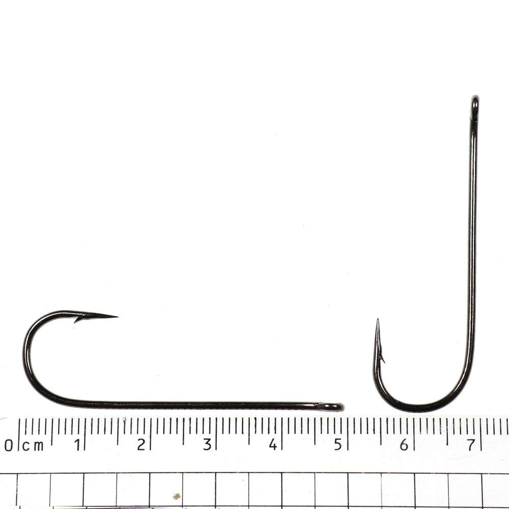 Wifreo 100PCS Aberdeen Long Shank Fish Saltwater Fresh Water Fishing Hooks Sabiki Rig Streamer Fly Hook Size 16 to 2/0 3/0 Z260228