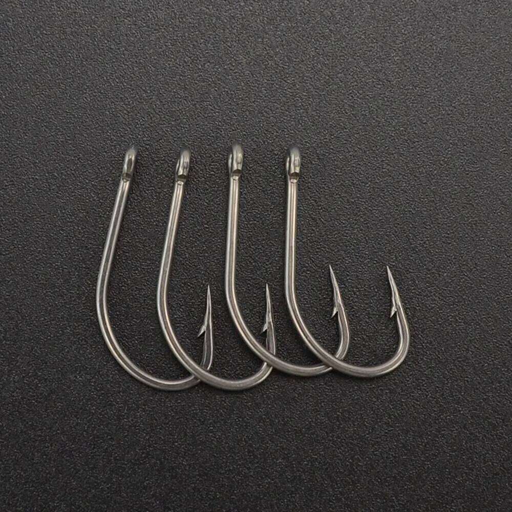 Hirisi 50pcs Carp Coating High Carbon Stainless Steel Barbed 8017 Fishing Hooks Accessories Z260228