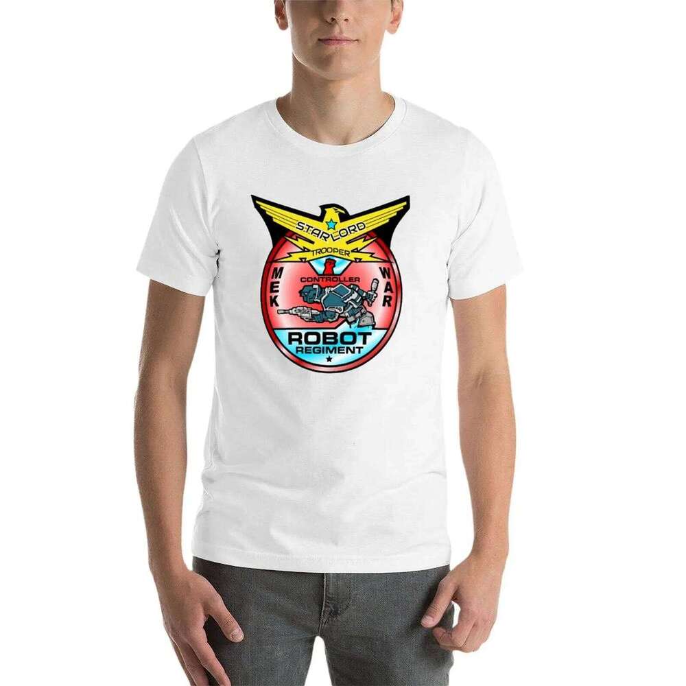 Robot Regiment Trooper printed for cotton t shirts man 100% T-Shirt C260228 - view 5