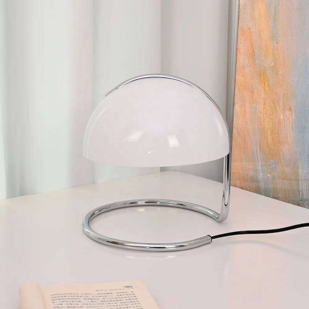 Bauhaus LED Desk Lamp Modern Mushroom Design Fireless Aromatherapy Nordic Style Glass Body for Bedroom Bedside Living Room Z260227