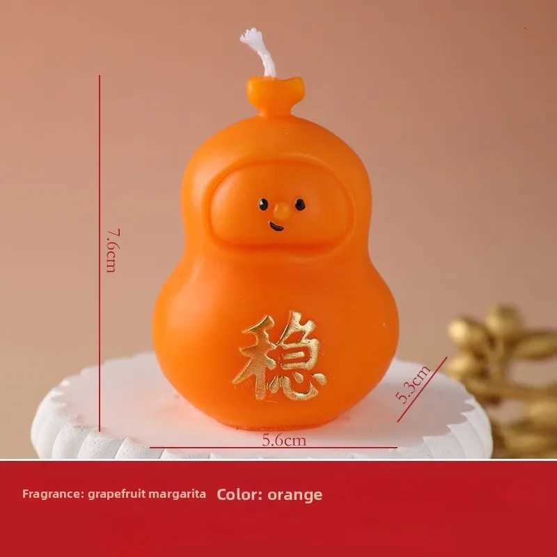 Aromatherapy Candle Fortune Bag Shaped Festive Souvenir for Chinese New Year Atmosphere DecorT260228