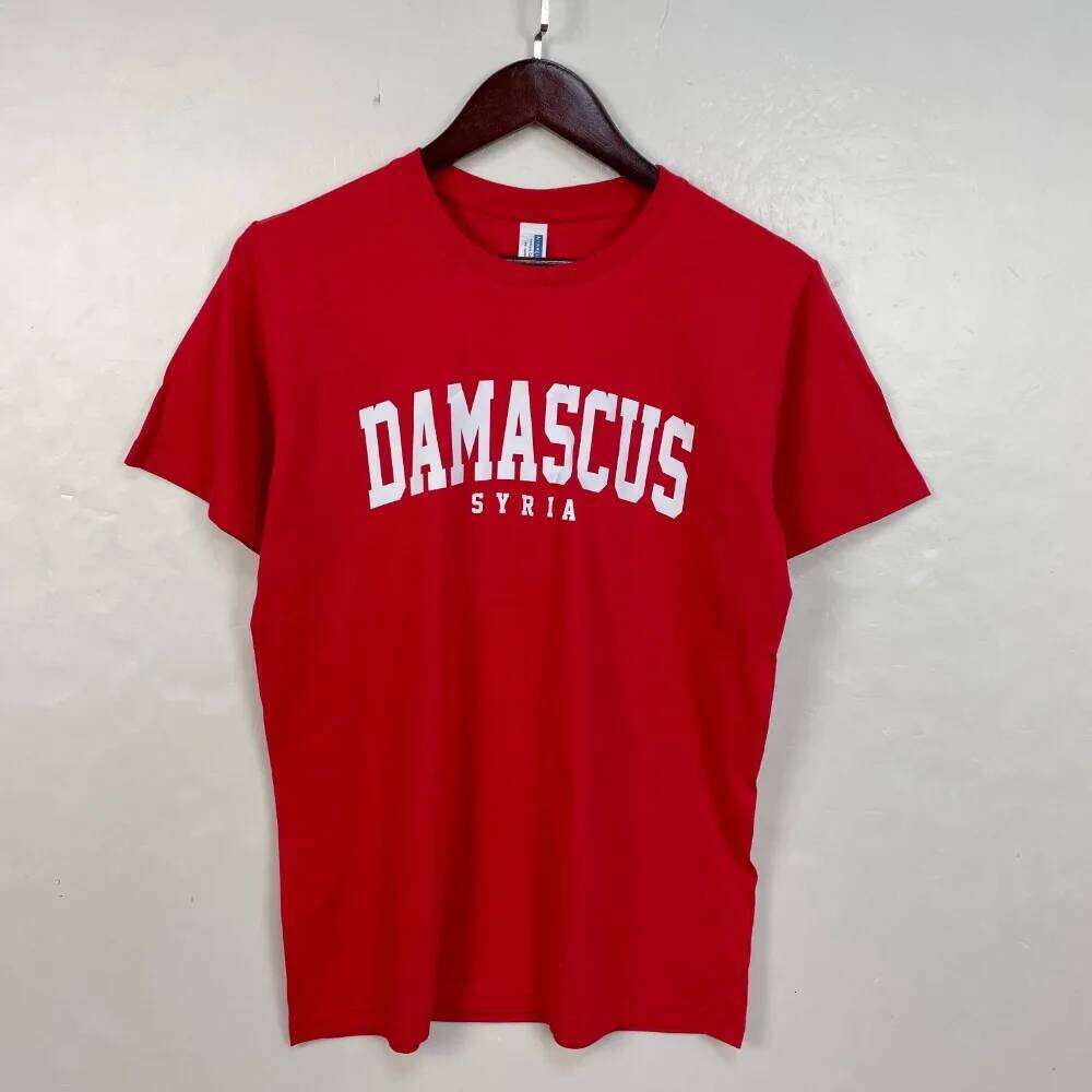 Men's T-shirt Damascus Syria Unisex Tee Tops Fashion Casual Summer Short Sleeve Gift To The Syrian People C260228 - view 3