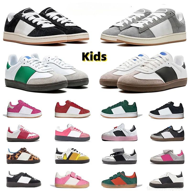 With Box Designer 00s Kids Shoes Originals OG White Black Toddlers Baby Boys Girls Athletic Outdoor Sneakers Trainers Infants Children PS Pour Enfant Sapatos Run