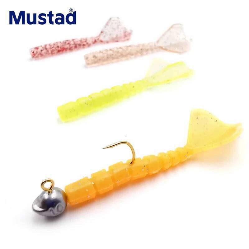 Mustad Finesse Jig Head Hooks 0.8g 1.0g 1.5g 2.0g 2.5g 3.0g Fishing Hook Fish Accessories Z260228