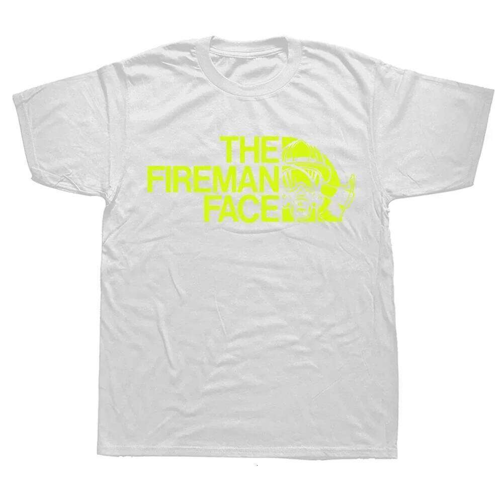 Funny Gifts Fireman The Firefighter Face T Shirts Graphic Streetwear Short Sleeve Style T-shirt Mens Clothing Harajuku C260228 - view 6