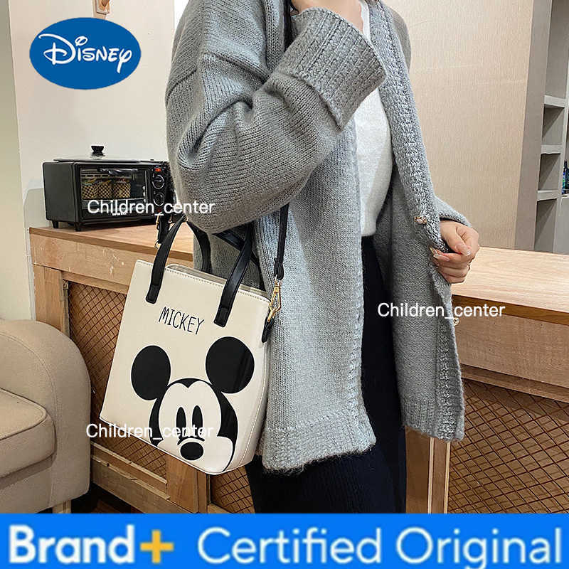 Disney Mickey Mouse Handbag Crossbody Bags Cartoon Figures PU Shoulder Bag Storage Backpack Tote Bag Adult Women Christmas Gifts H260228