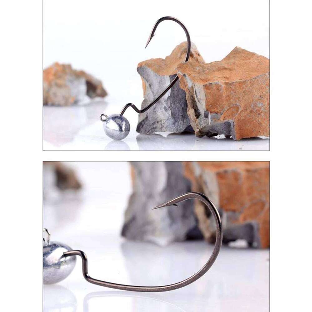 BKK Hammer 9003CD Jig Head Worm Hooks with Sharp Hook Tip And Smooth Coating in 3.5g 7g 10g for Bass Soft Baits Fishing Tackle Z260228