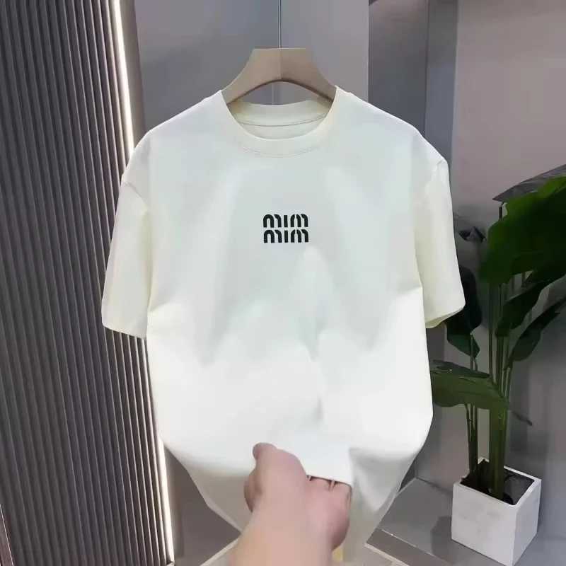 Unisex Y2K Italian Letter Print Cotton Tee Oversized Breathable Luxury Streetwear Couple Summer TopT260228