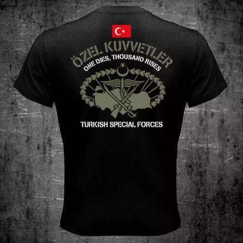 New Turkish Special Forces zel Kuvvetler Maroon Berets Bordo Bereliler T-shirt Men's Clothing Casual Crew Neck Cotton Tee C260228 - view 4