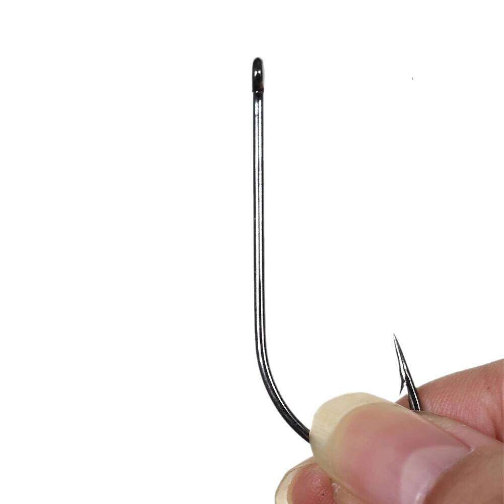 Vampfly 50pcs Stinger Deer Hair Standard Tying 2X Long Hook For Pike Bass Larger Saltwater Shrimps Fly Z260228