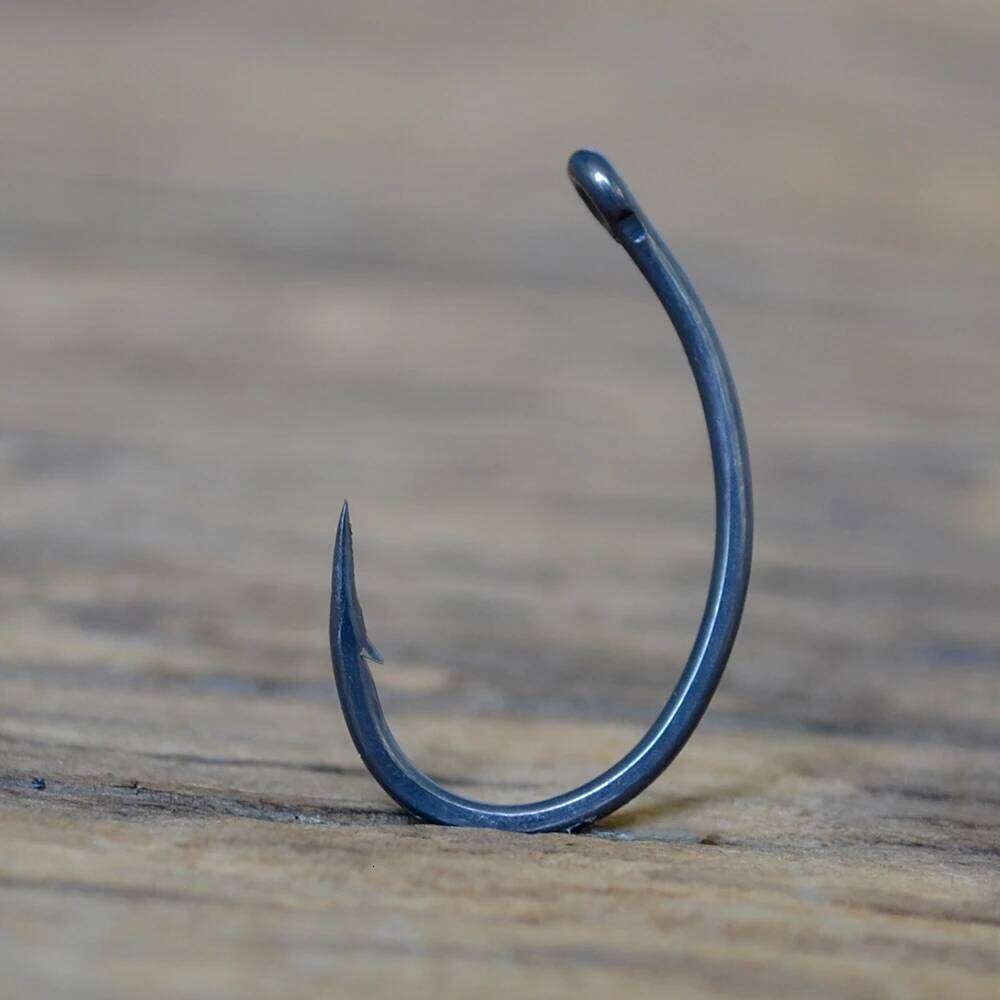 Hirisi 45pcs Micro Barbed PTFE Coated High Carbon Steel Fish Hook With Eye Carp Fishing Accessories X911 Z260228