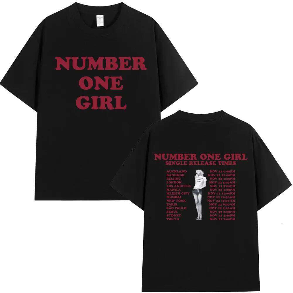 Ros Number One Girl T Men Women Clothing Harajuku T-shirt Y2k Unisex High Quality Cotton Short Sleeve Tee Shirt Fans Gift C260228 - view 7
