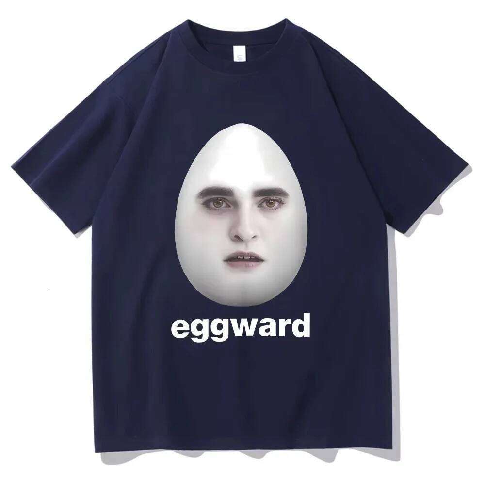 Twilight Edward Cullen Parody Humor T-shirts Robert Pattinson Funny Meme Short Sleeve Men Women Fahsion Oversized Streetwear Tee C260228 - view 4