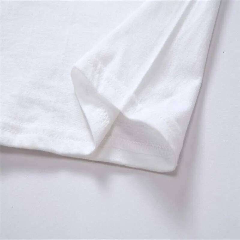 Men's 100% cotton summer loose Creative Letter print casual slim fit round neck short sleeved T-shirt top C260228 - view 7