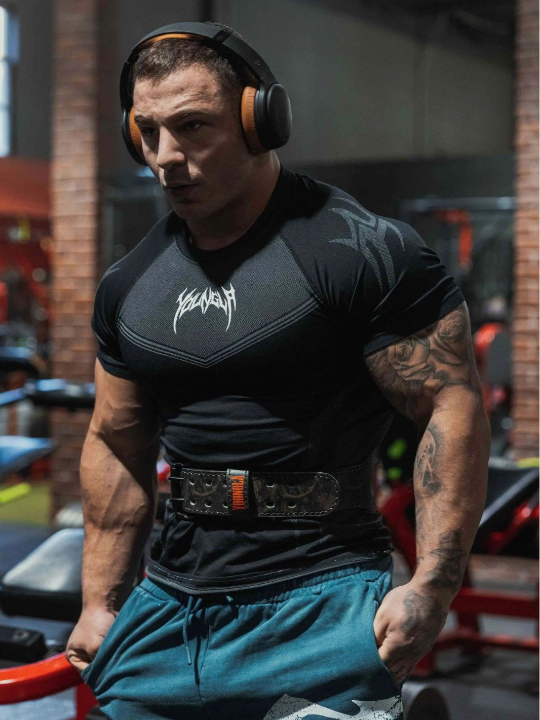 Men's T Shirts Gym Quick Drying T-shirt Men Sense Of Strength And Fashion Fitness Bodysuit Jogger Outdoor High Stretch Running Tee Clothing