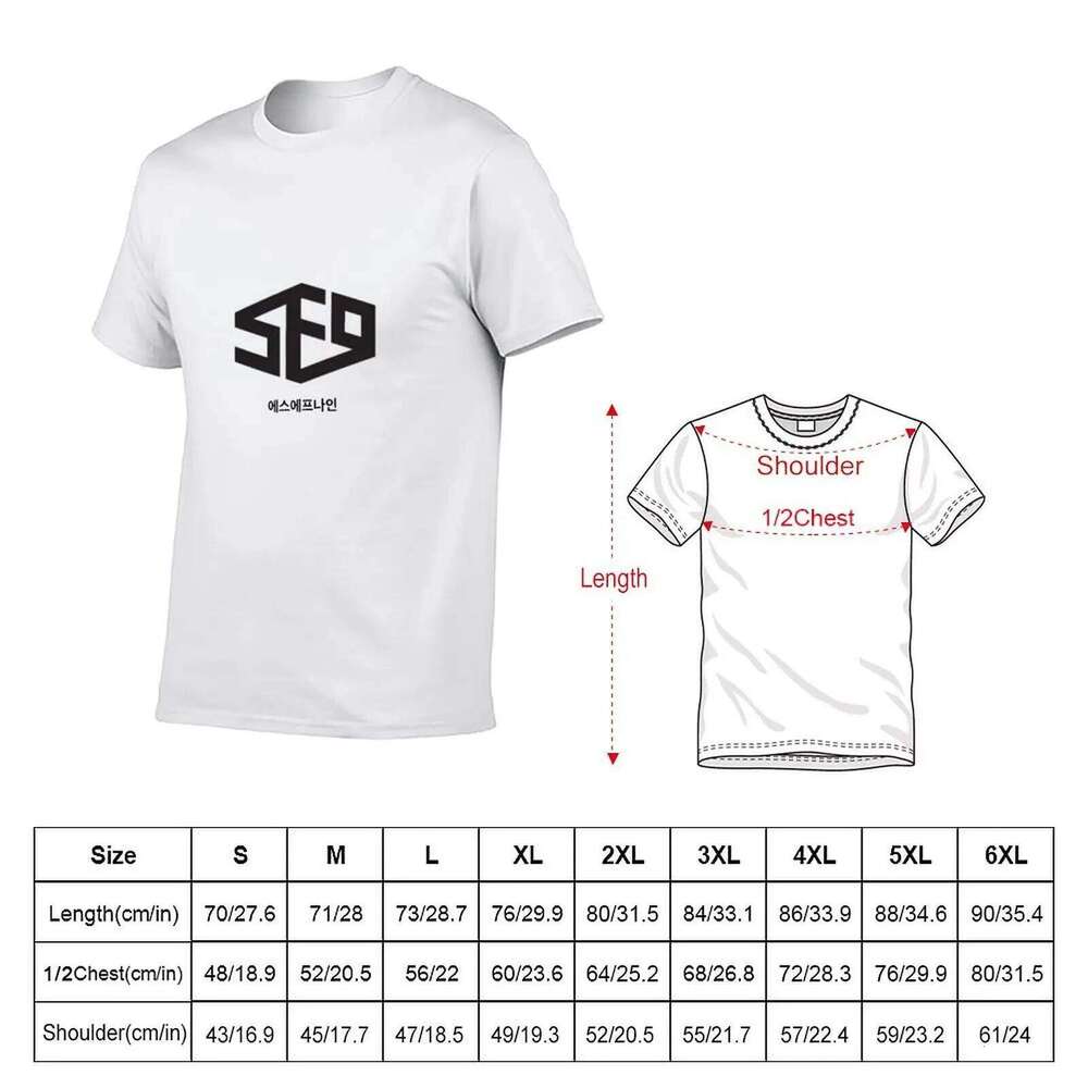 SF9 Logo Hangul shirts high quality cotton tshirt 100% t shirt custom print T-Shirt C260228 - view 6