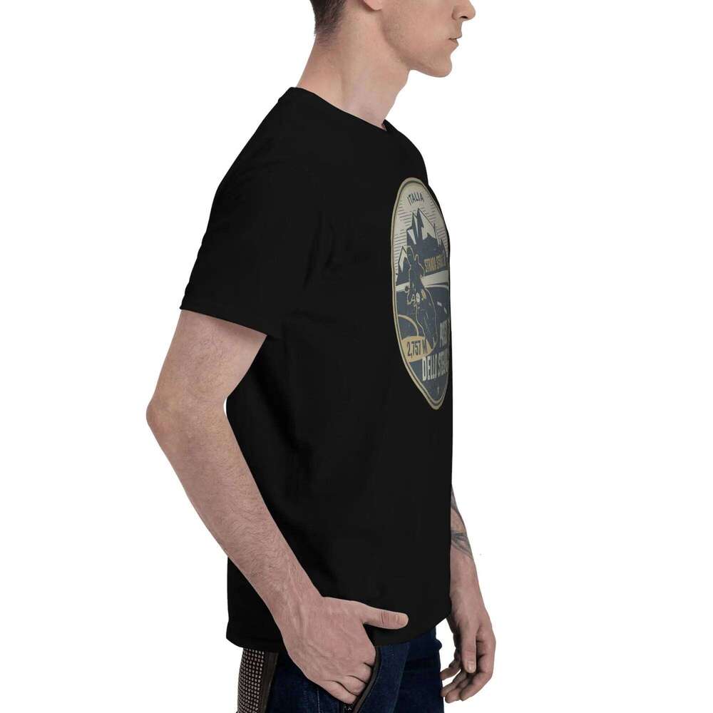 Stelvio Pass, Italy 100% Cotton T-Shirt Men'sFashion T Shirts Men Crew Neck Short Sleeve S-6XL C260228 - view 5