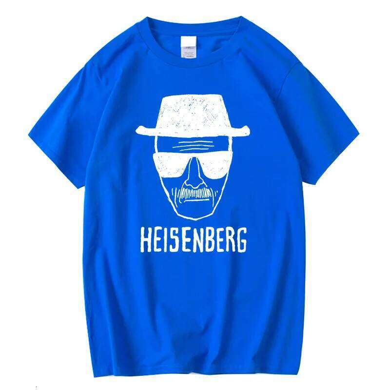 Fashion Top Quality Short Sleeve 100% Cotton Loose Heisenberg PrintedTshirt Casual Mens Tshirt Cool Summer Men Tops C260228 - view 6