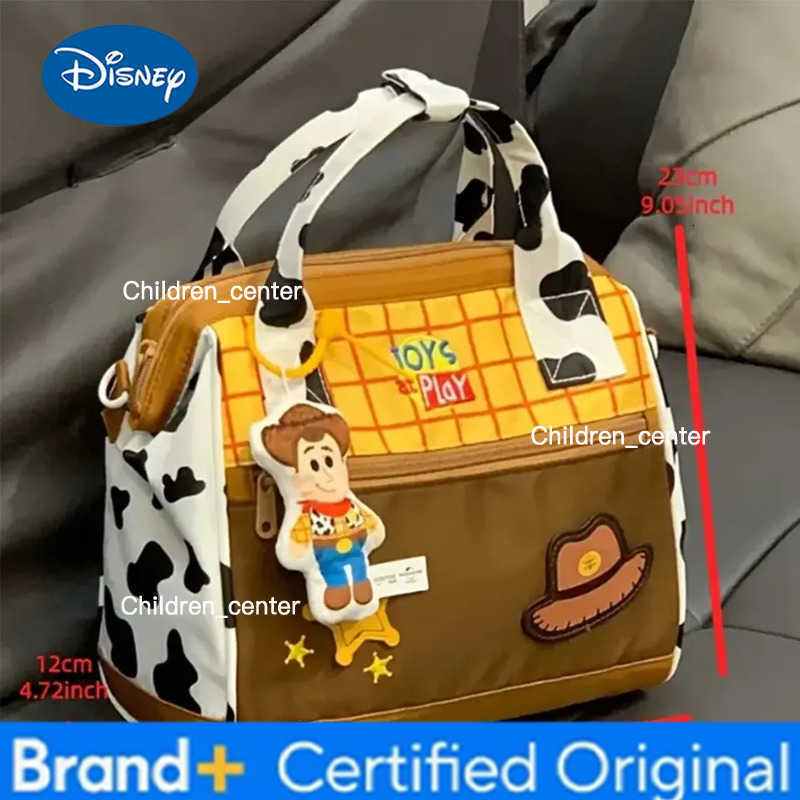 Disney New Toy Story Large Capacity Handbag Buzz LightyearHoodie Cute Cartoon Shoulder Bag Crossbody Tote Bag H260228
