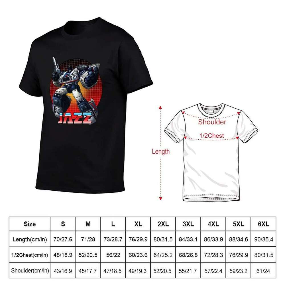 Jazz Transformer man T-Shirt cotton graphic G1 percent 100 V2 for Autobot shirt t C260228 - view 3