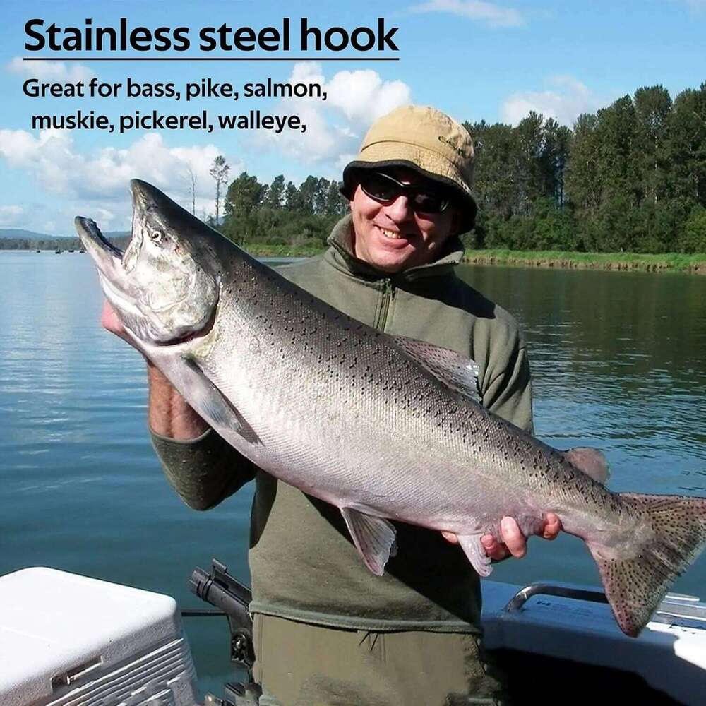 5pcs Saltwater Stainless Steel Giant Shark 7691 Large Fish Hooks for Tuna Alligator Big Game Fishing Z260228