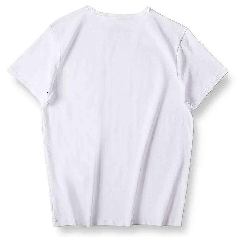 Black Casual Loose-Fitting Men's 100% Cotton Long Sleeve T-Shirt - Breathable Long Sleeved Top - view 4