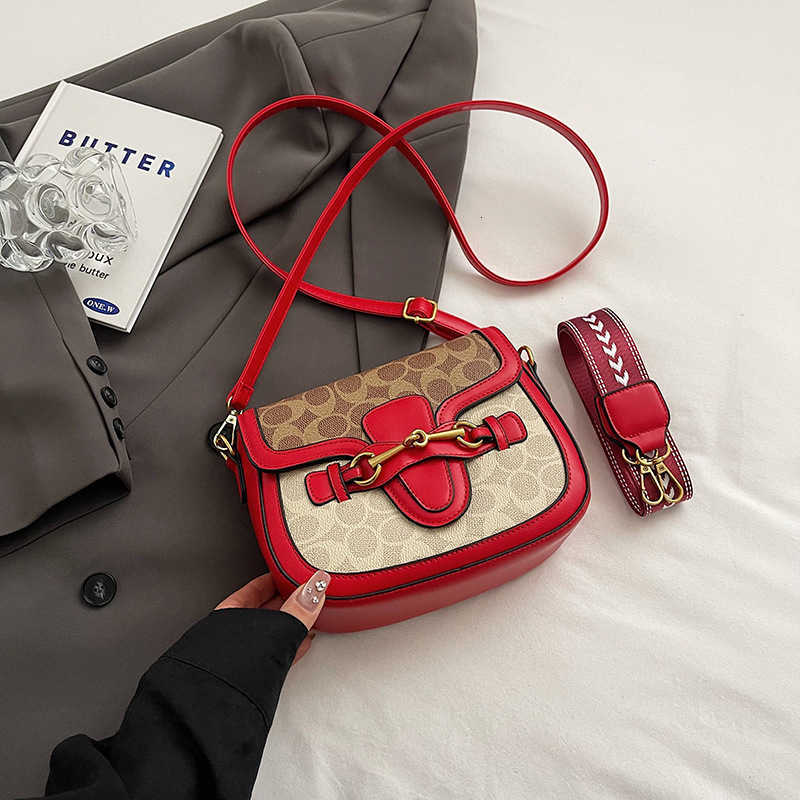 2025 Hottest High - End Womens Retro Saddle Bag - Fashion - Printed Small Square Versatile Shoulder Crossbody StyleXJ260228