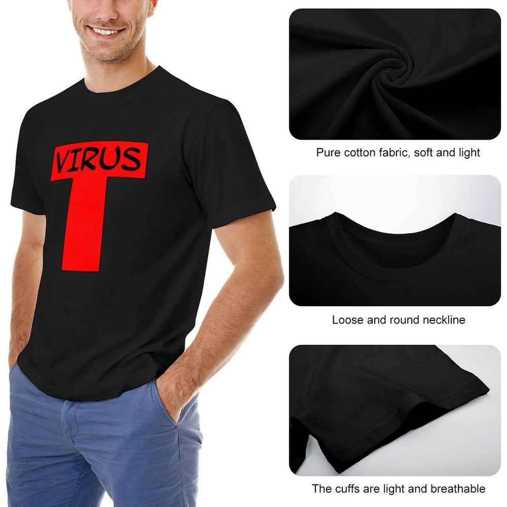 Gorillaz Virus T T-Shirt street wear vintage anime shirt kawaii clothes compression men C260228 - view 6