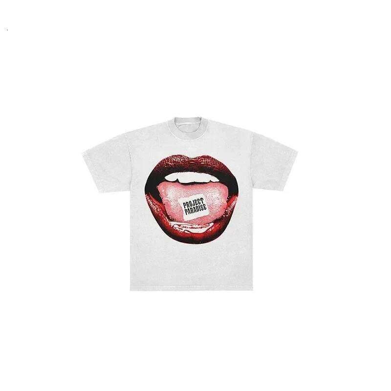 New Arrival fashion heavyweight Hot SaleGothic Punk Casual T Shirton Y2k Streetwear Harajuku Print Pattern Men Tshirt Men's Wom C260228 - view 7