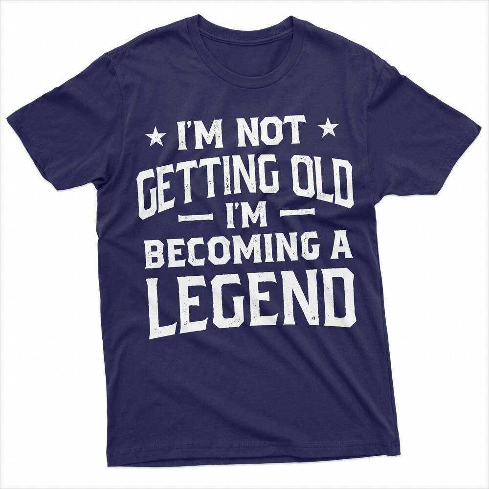 Not Getting Old I'm Becoming A Legend T-shirt Summer Men's Tracksuit Harajuku Pullovers Short-sleeved Tops Cotton Sportswear C260228 - view 3