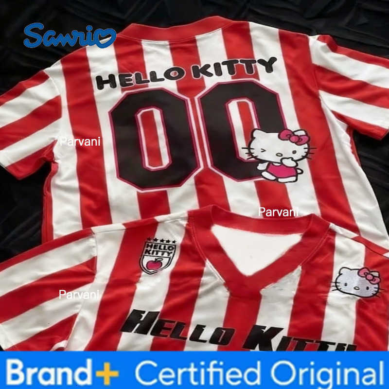 Sanrio Summer Hello Kitty Graphic Tee Women Casual Anime Print Top Streetwear Style Kawaii Fashion Ladies T Shirt Chic Comfort Wear H260228