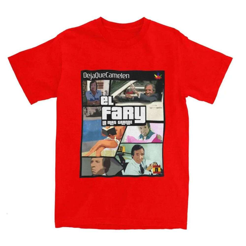Streetwear Shirt El Fary T Shirts Spanish Leisure Tshirt for Adult Beach Y2K Basic Casual Short Sleeve Clothes C260228 - view 4