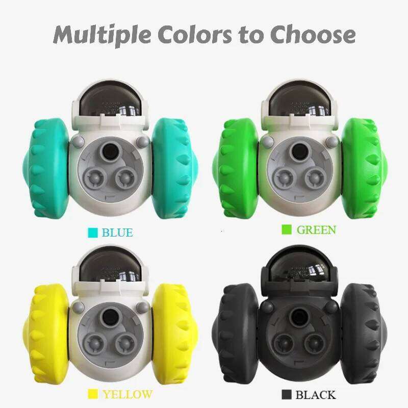 Pet Supplies Dog Toys for Self Amusement Cat Slow Feeder Balance Scooter Interactive Wobbling Treat Dispenser Ball & Pet Supplies
