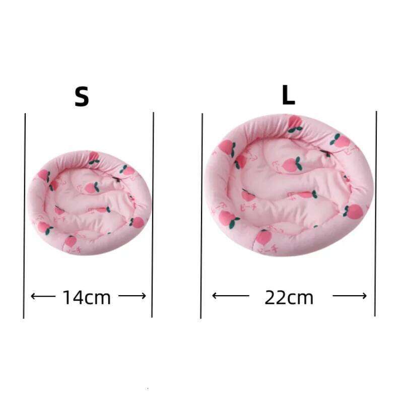 Pet Supplies Circular Hamster Bed & Comfortable Sleep Mat Pad for Hedgehog Squirrel Mice Rats Guinea Pig Chinchilla Small Animal Soft Cushion