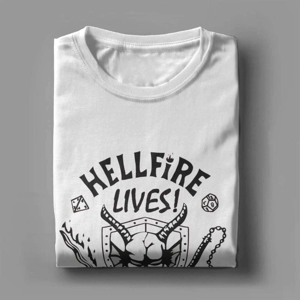 H-Hellfire L-Lives Men T Shirts Cool Tees Short Sleeve Round Neck T-Shirt 100% Cotton Summer Tops C260228