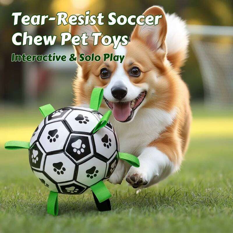 Pet Supplies Dog Toy Ball Border Collie Self & Amusement Toy Training Specific Dog Soccer Ball Durable Chew Toy for Pets