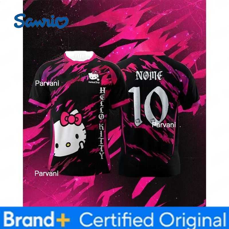Sanrio Special Edition Hello KItty 3D Print Men Women Football Jersey CHATGPT Designed Sport Tee Unisex Training T-Shirt H260228